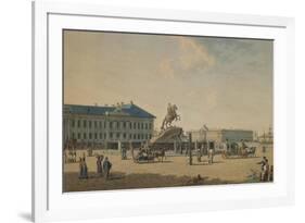 The Statue of Peter the Great in St. Petersburg-Russian School-Framed Giclee Print