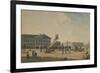 The Statue of Peter the Great in St. Petersburg-Russian School-Framed Giclee Print