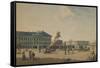 The Statue of Peter the Great in St. Petersburg-Russian School-Framed Stretched Canvas