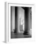 The statue of President Abraham Lincoln inside The Lincoln Memorial.-Vernon Lewis Gallery-Framed Photographic Print