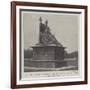 The Statue of Queen Victoria at Calcutta, Unveiled by the Viceroy of India, 19 March-null-Framed Giclee Print