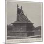The Statue of Queen Victoria at Calcutta, Unveiled by the Viceroy of India, 19 March-null-Mounted Giclee Print