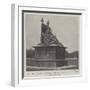 The Statue of Queen Victoria at Calcutta, Unveiled by the Viceroy of India, 19 March-null-Framed Giclee Print