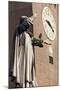 The Statue of Savonarola Outside the Castello Estense Ferrara Emilia-Romagna Italy-Julian Castle-Mounted Photo