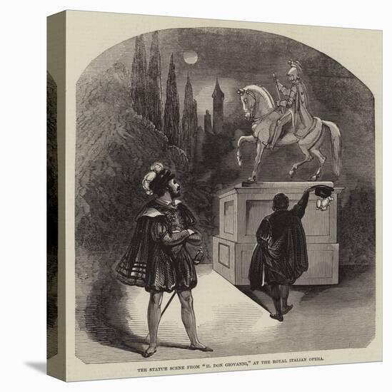 The Statue Scene from Il Don Giovanni, at the Royal Italian Opera-null-Stretched Canvas