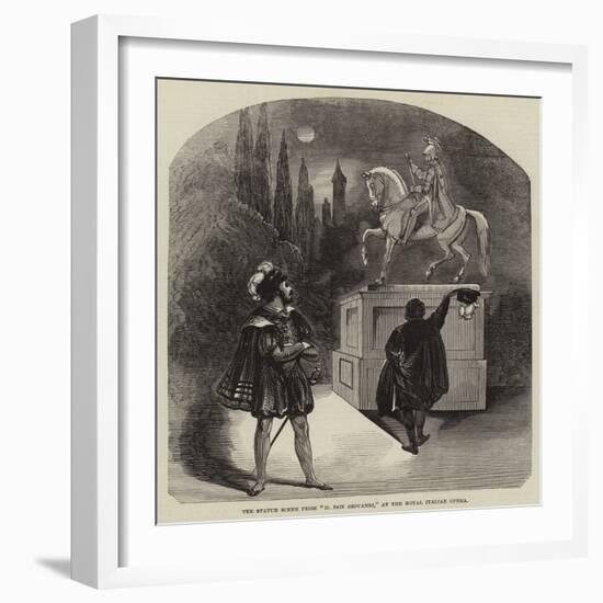 The Statue Scene from Il Don Giovanni, at the Royal Italian Opera-null-Framed Giclee Print