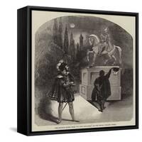 The Statue Scene from Il Don Giovanni, at the Royal Italian Opera-null-Framed Stretched Canvas