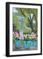 The Statue 'Tilly' in the Garden, 2017-Joan Thewsey-Framed Giclee Print