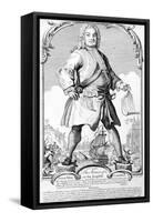 The Stature of a Great Man or an English Colossus-Haynes King-Framed Stretched Canvas