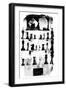 The Staunton Chessmen Patent Drawing-null-Framed Giclee Print