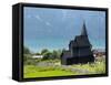 The Stave Church in Urnes, Sognefjord-Ellen Rooney-Framed Stretched Canvas