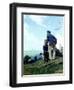 The Stay at Homes (or Outward Bound; Looking Out to Sea)-Norman Rockwell-Framed Premium Giclee Print