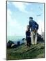 The Stay at Homes (or Outward Bound; Looking Out to Sea)-Norman Rockwell-Mounted Premium Giclee Print