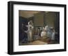 The Staymaker (The Happy Marriage V: The Fitting of the Ball Gown)-William Hogarth-Framed Giclee Print