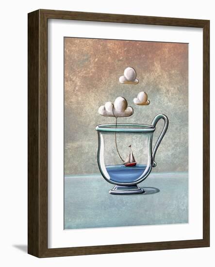 The Steam Boat-Cindy Thornton-Framed Art Print