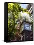 The Steam Clock on Water Street, Gastown, Vancouver, British Columbia, Canada, North America-Martin Child-Framed Stretched Canvas