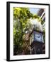 The Steam Clock on Water Street, Gastown, Vancouver, British Columbia, Canada, North America-Martin Child-Framed Photographic Print