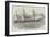 The Steam-Frigate Faid Gihaad, Built for the Pacha of Egypt-Edwin Weedon-Framed Giclee Print