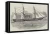 The Steam-Frigate Faid Gihaad, Built for the Pacha of Egypt-Edwin Weedon-Framed Stretched Canvas