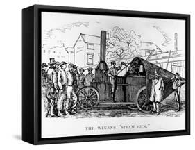 The Steam Gun-null-Framed Stretched Canvas