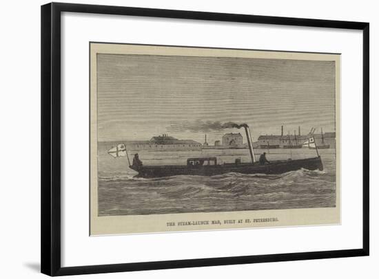 The Steam-Launch Mab, Built at St Petersburg-null-Framed Giclee Print