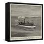 The Steam Launch Queen Victoria-null-Framed Stretched Canvas