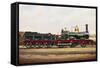 The Steam Locomotive Leopard, England, United Kingdom, 20th Century-null-Framed Stretched Canvas