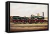 The Steam Locomotive Leopard, England, United Kingdom, 20th Century-null-Framed Stretched Canvas