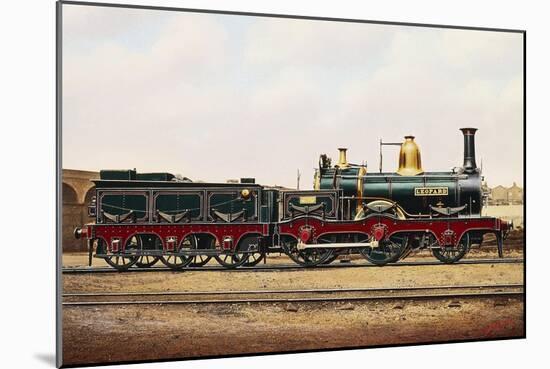 The Steam Locomotive Leopard, England, United Kingdom, 20th Century-null-Mounted Giclee Print