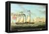 The Steam Packet 'saint Patrick' on the Liverpool to Dublin Run, 1827-Miles Walters-Framed Stretched Canvas