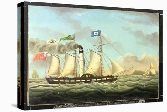 The Steam Packet 'saint Patrick' on the Liverpool to Dublin Run, 1827-Miles Walters-Stretched Canvas