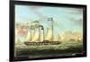 The Steam Packet 'saint Patrick' on the Liverpool to Dublin Run, 1827-Miles Walters-Framed Giclee Print