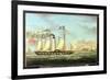 The Steam Packet 'saint Patrick' on the Liverpool to Dublin Run, 1827-Miles Walters-Framed Giclee Print