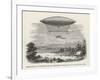 The Steam-Powered Dirigible of Henry Giffard-null-Framed Art Print