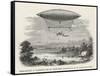 The Steam-Powered Dirigible of Henry Giffard-null-Framed Stretched Canvas