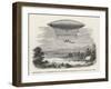 The Steam-Powered Dirigible of Henry Giffard-null-Framed Art Print