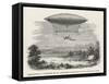 The Steam-Powered Dirigible of Henry Giffard-null-Framed Stretched Canvas