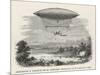 The Steam-Powered Dirigible of Henry Giffard-null-Mounted Art Print