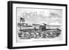 The Steam-Powered Ironclad USS Monitor, Designed by John Ericsson-null-Framed Giclee Print