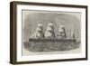 The Steam-Ship Atlantic, of the White Star Line, Wrecked Near Halifax, Nova Scotia-J. Wells-Framed Premium Giclee Print