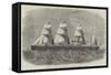 The Steam-Ship Atlantic, of the White Star Line, Wrecked Near Halifax, Nova Scotia-J. Wells-Framed Stretched Canvas