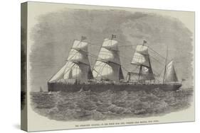 The Steam-Ship Atlantic, of the White Star Line, Wrecked Near Halifax, Nova Scotia-J. Wells-Stretched Canvas