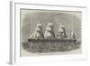 The Steam-Ship Atlantic, of the White Star Line, Wrecked Near Halifax, Nova Scotia-J. Wells-Framed Giclee Print