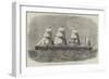 The Steam-Ship Atlantic, of the White Star Line, Wrecked Near Halifax, Nova Scotia-J. Wells-Framed Giclee Print