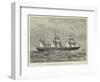 The Steam-Ship Chimborazo, of the Orient Line, for Australia-null-Framed Giclee Print