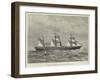 The Steam-Ship Chimborazo, of the Orient Line, for Australia-null-Framed Giclee Print