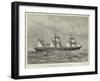 The Steam-Ship Chimborazo, of the Orient Line, for Australia-null-Framed Giclee Print