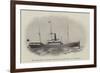 The Steam-Ship Glenavon, Wrecked Near Hong-Kong on 29 December-null-Framed Giclee Print