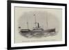 The Steam-Ship Glenavon, Wrecked Near Hong-Kong on 29 December-null-Framed Giclee Print