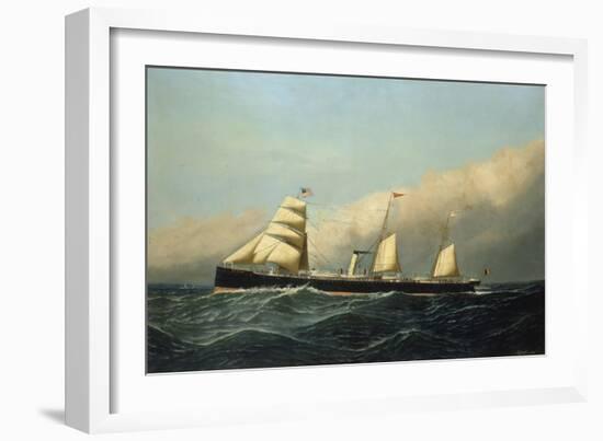 The Steam Ship Jan Breydel, 1882-Antonio Jacobsen-Framed Giclee Print